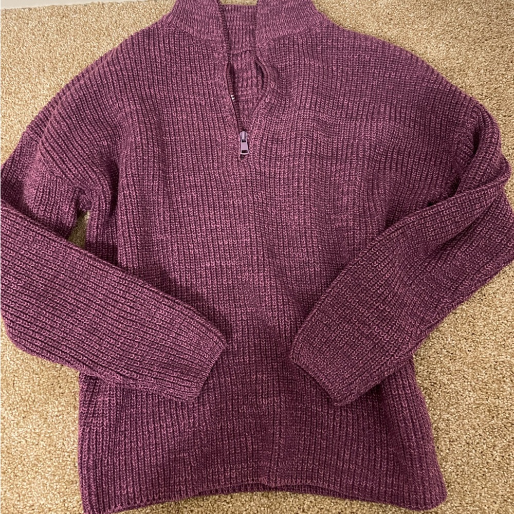 Amazon Purple Quarter Zip